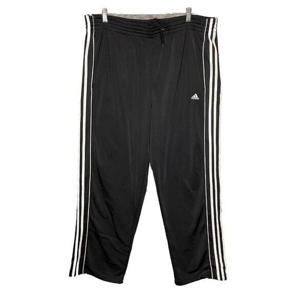 adidas Men Classic Trefoil Essentials 3 Stripe Elastic Drawstring Track Pant XL - Picture 1 of 13
